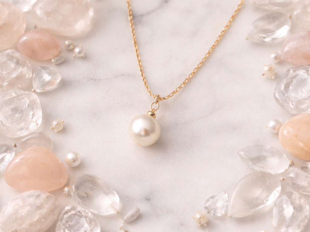 Classic Pearl Pendant Necklace