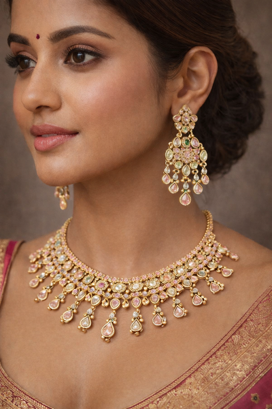 Royal Kundan Necklace Set