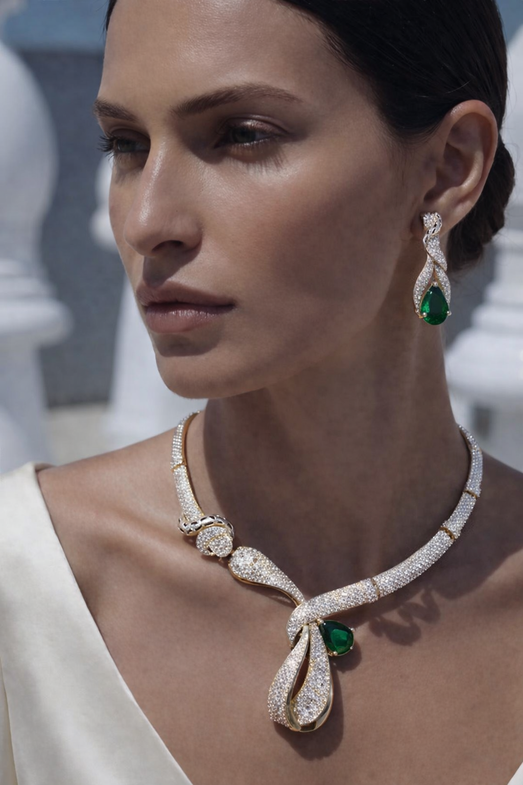 Emerald Grace Diamond Set