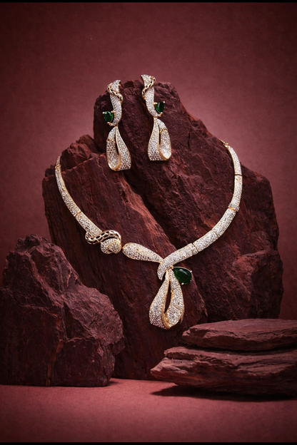 Emerald Grace Diamond Set