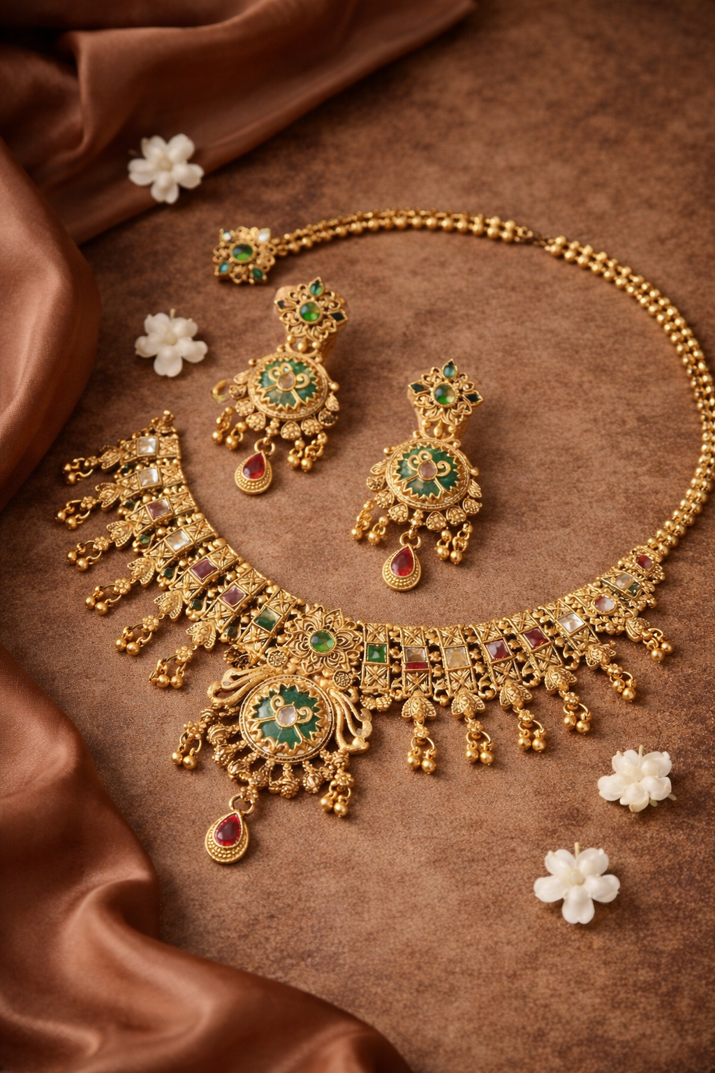 Royal Temple Necklace Set