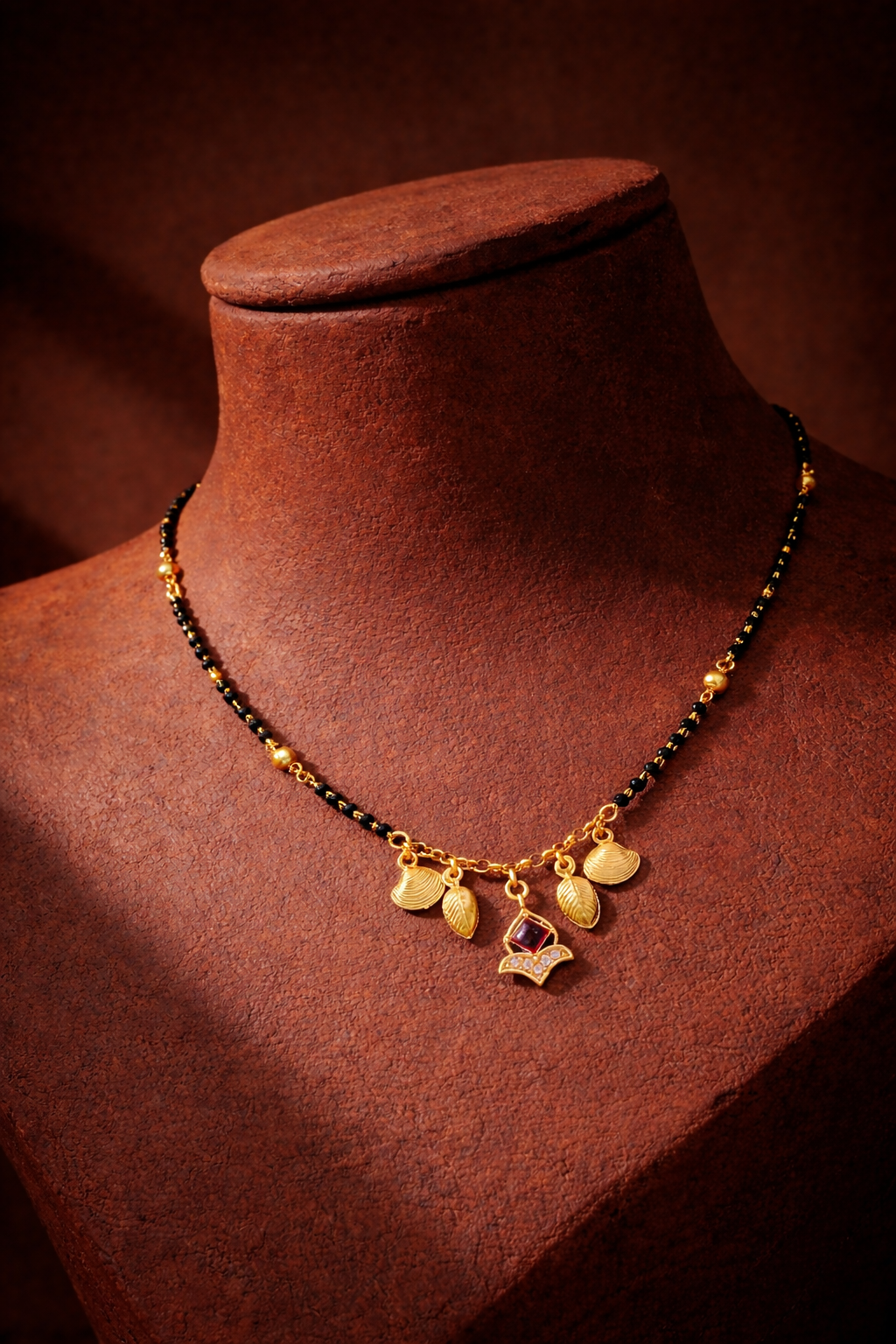 Royal Ruby Charm Necklace