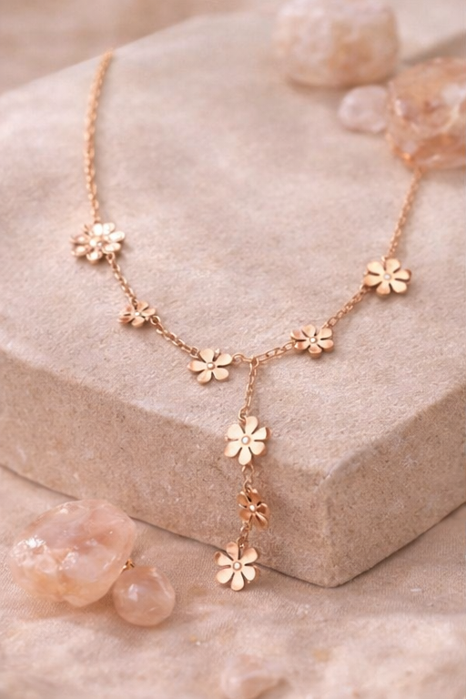 Floral Charm Necklace