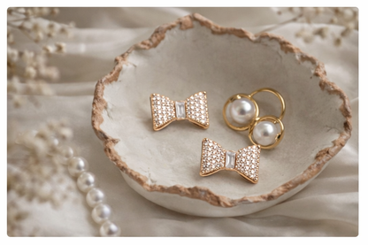 Sparkle Bow Knot Earrings