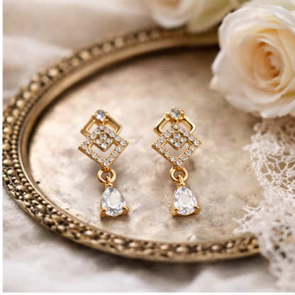 Crystal Drop Earrings