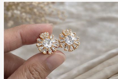 Crystal Bloom Earrings
