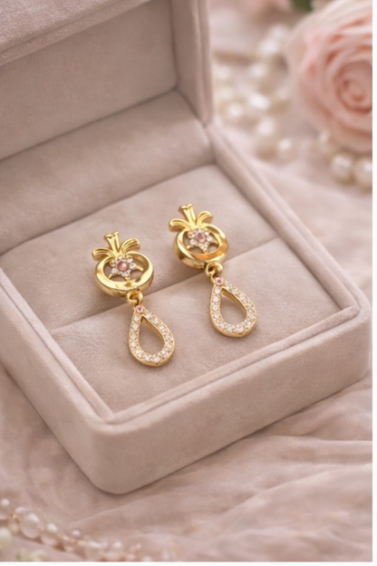 Golden Drop Earrings