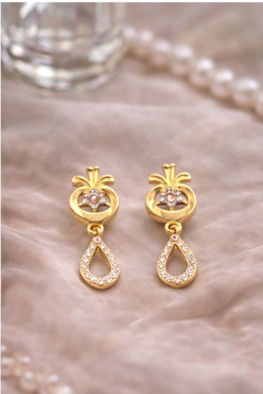 Golden Drop Earrings