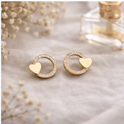 Heart Halo Earrings