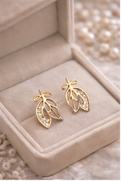 Golden Leaf Earrings