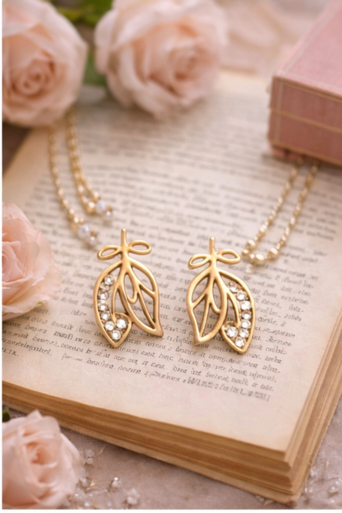 Golden Leaf Earrings