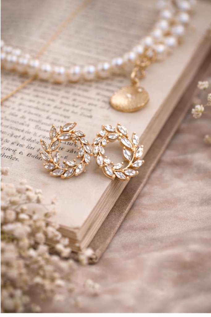 Crystal Wreath Earrings