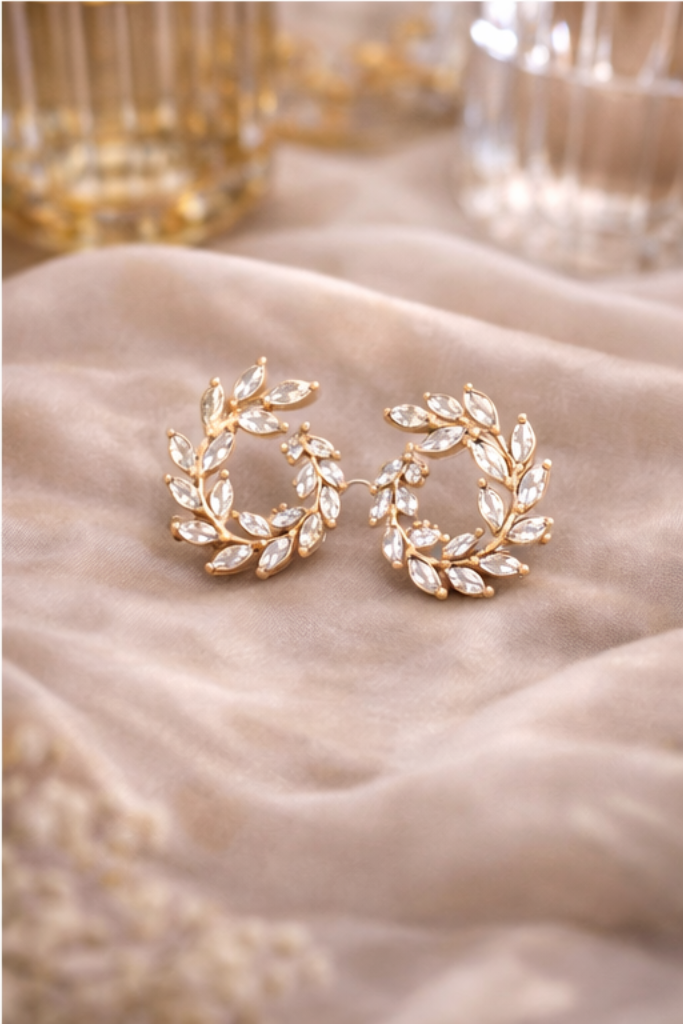 Crystal Wreath Earrings