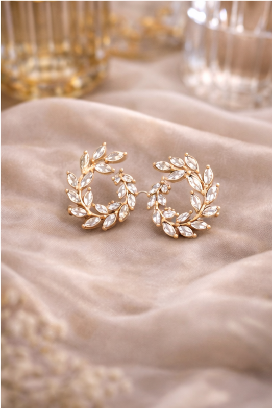 Crystal Wreath Earrings